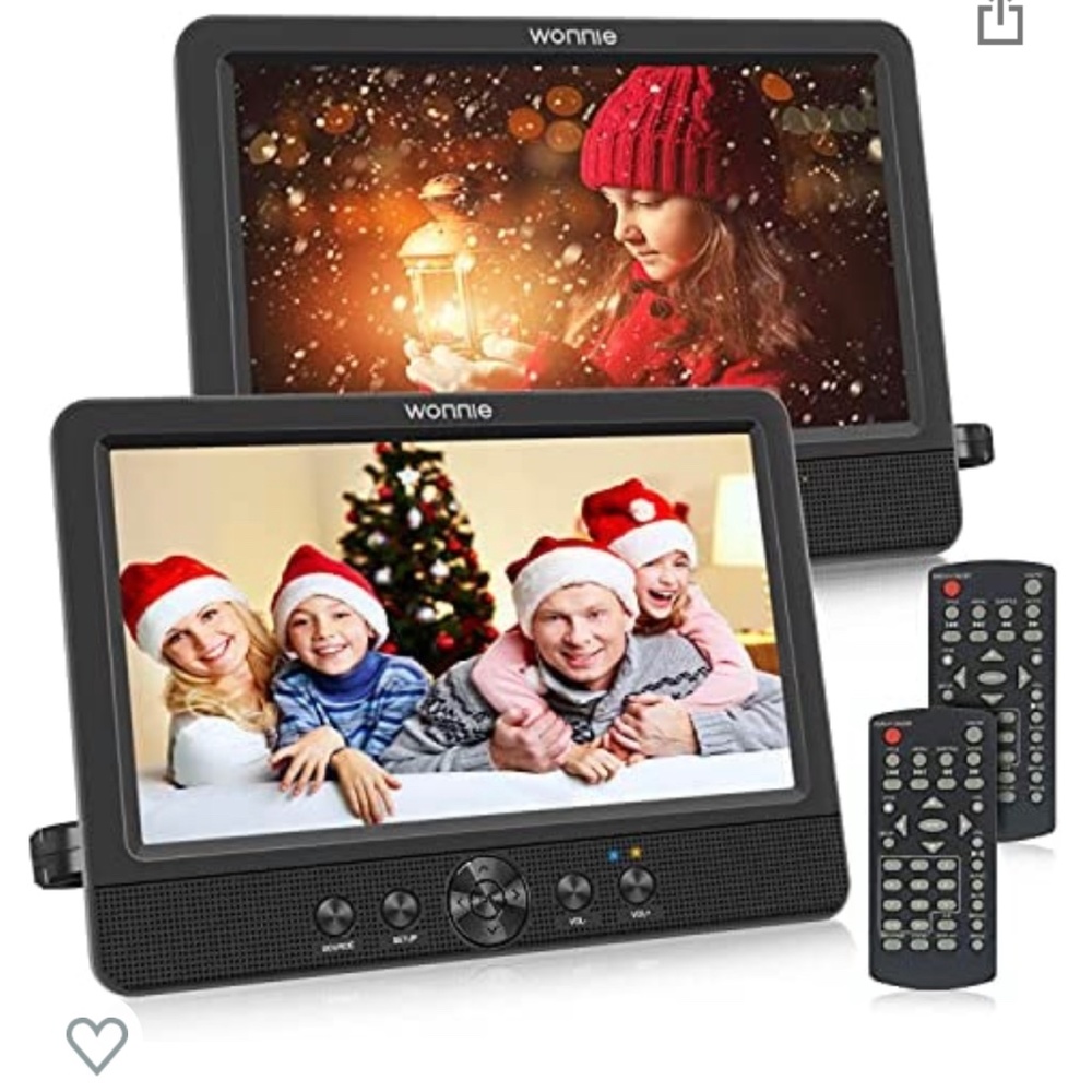 Wonnie Dual Screen Portable DVD players